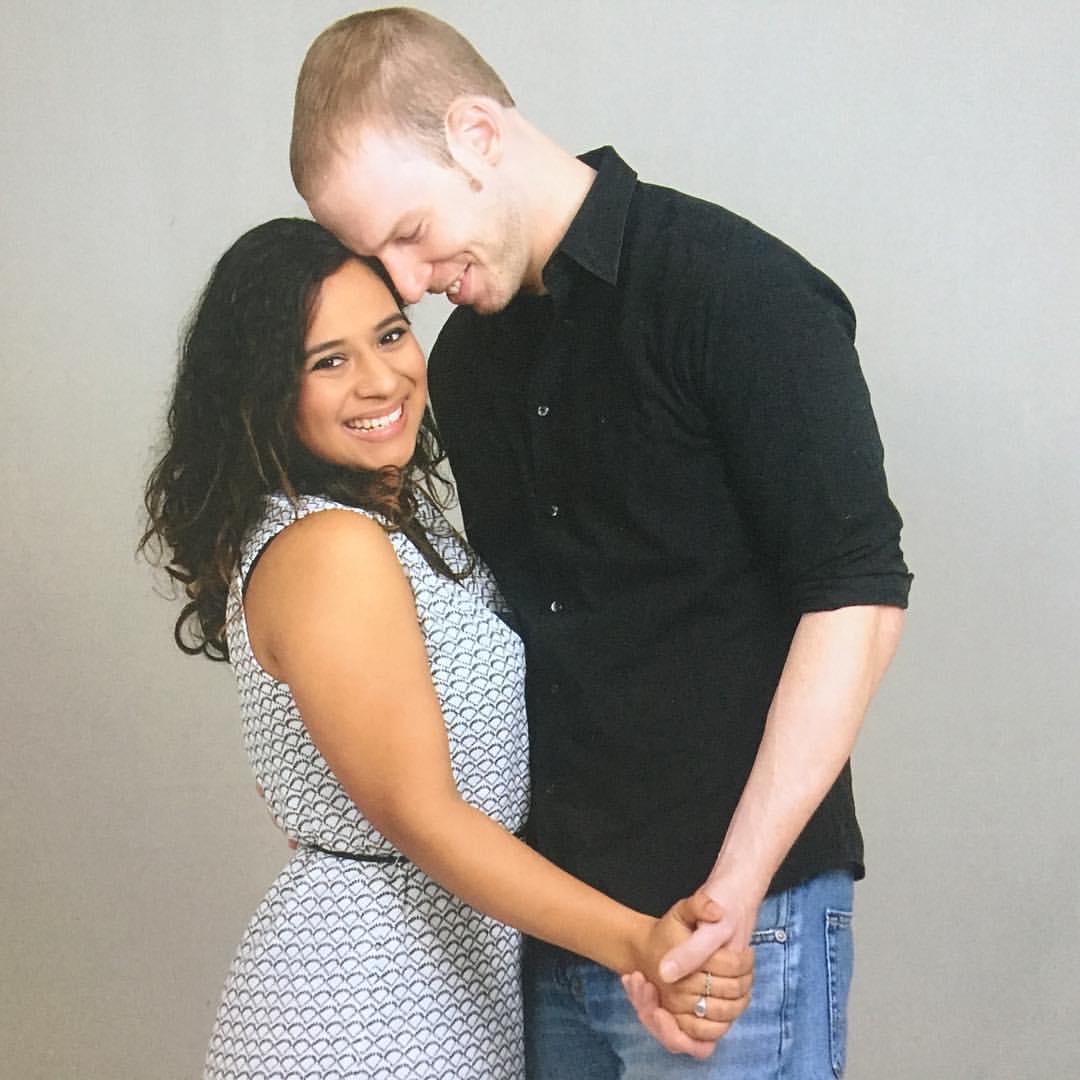 Our first photo shoot as a newly engaged couple! Can you tell how over the moon we are?