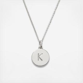 Silver Intial Pendant