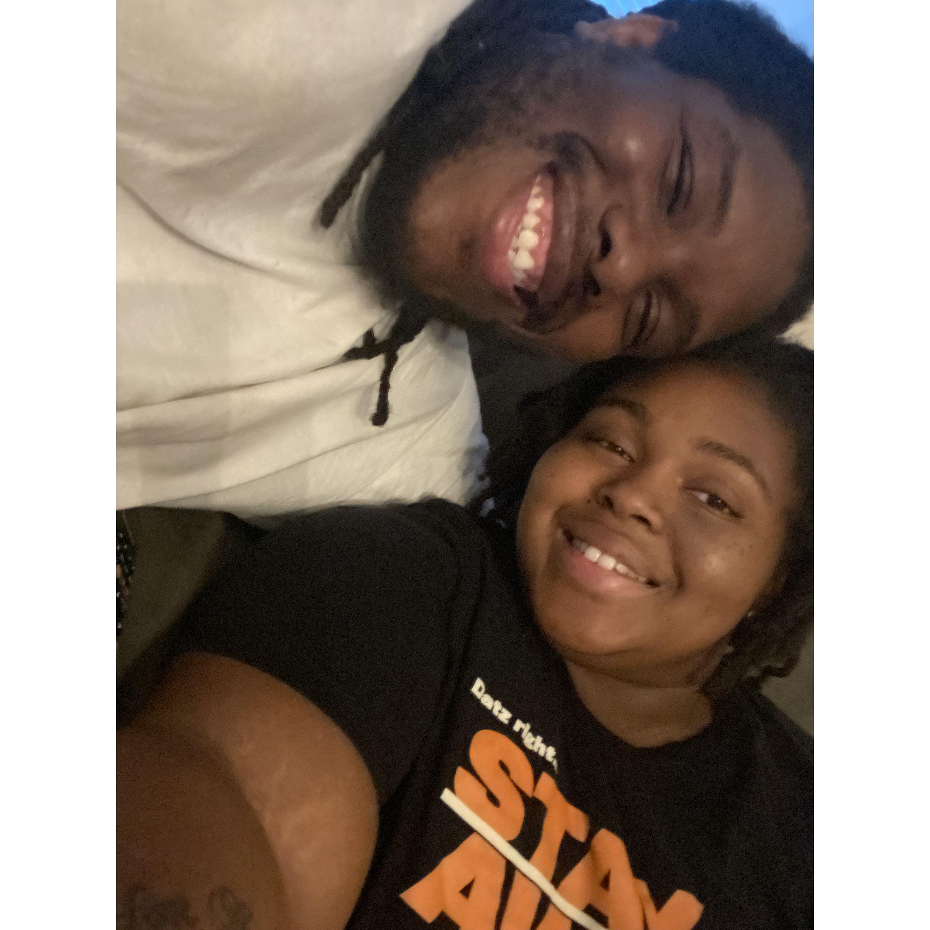 This was our first day living together!!