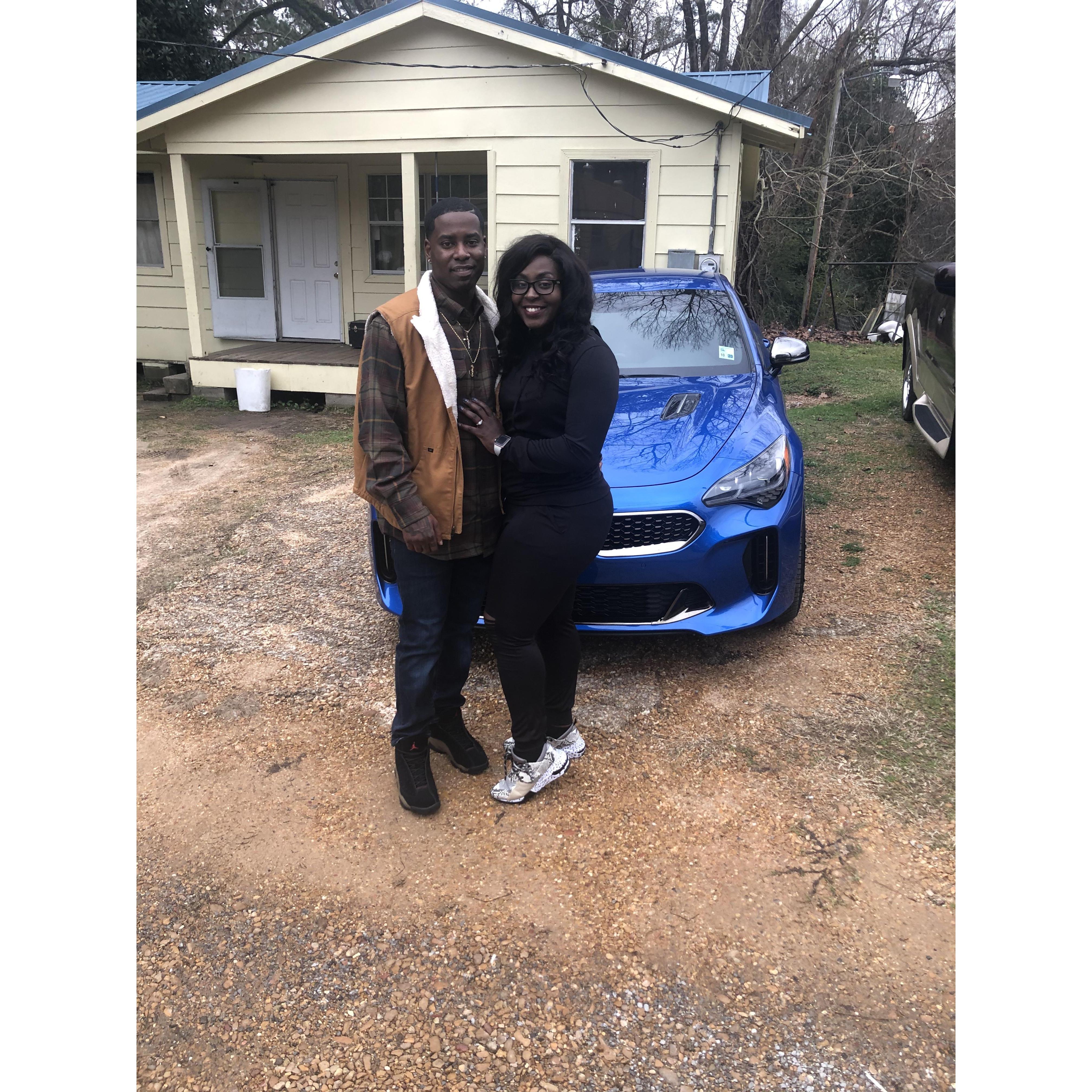 First Christmas as an engaged couple