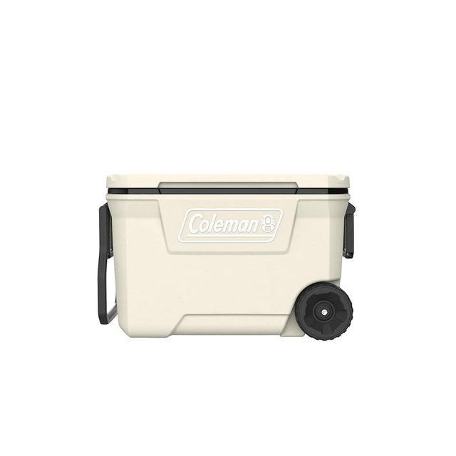 Coleman Classic Series Insulated Portable Cooler, Leak-Resistant Outdoor Hard Cooler Keeps Ice up to 5 Days, 62 Quart, Desert Sand
