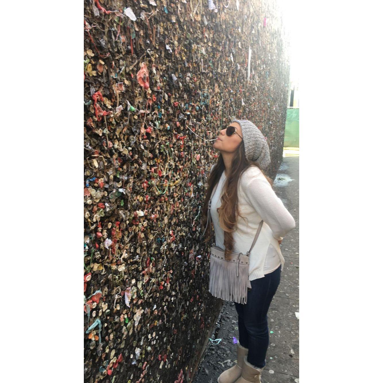 That's my gum, in case you were wondering : )