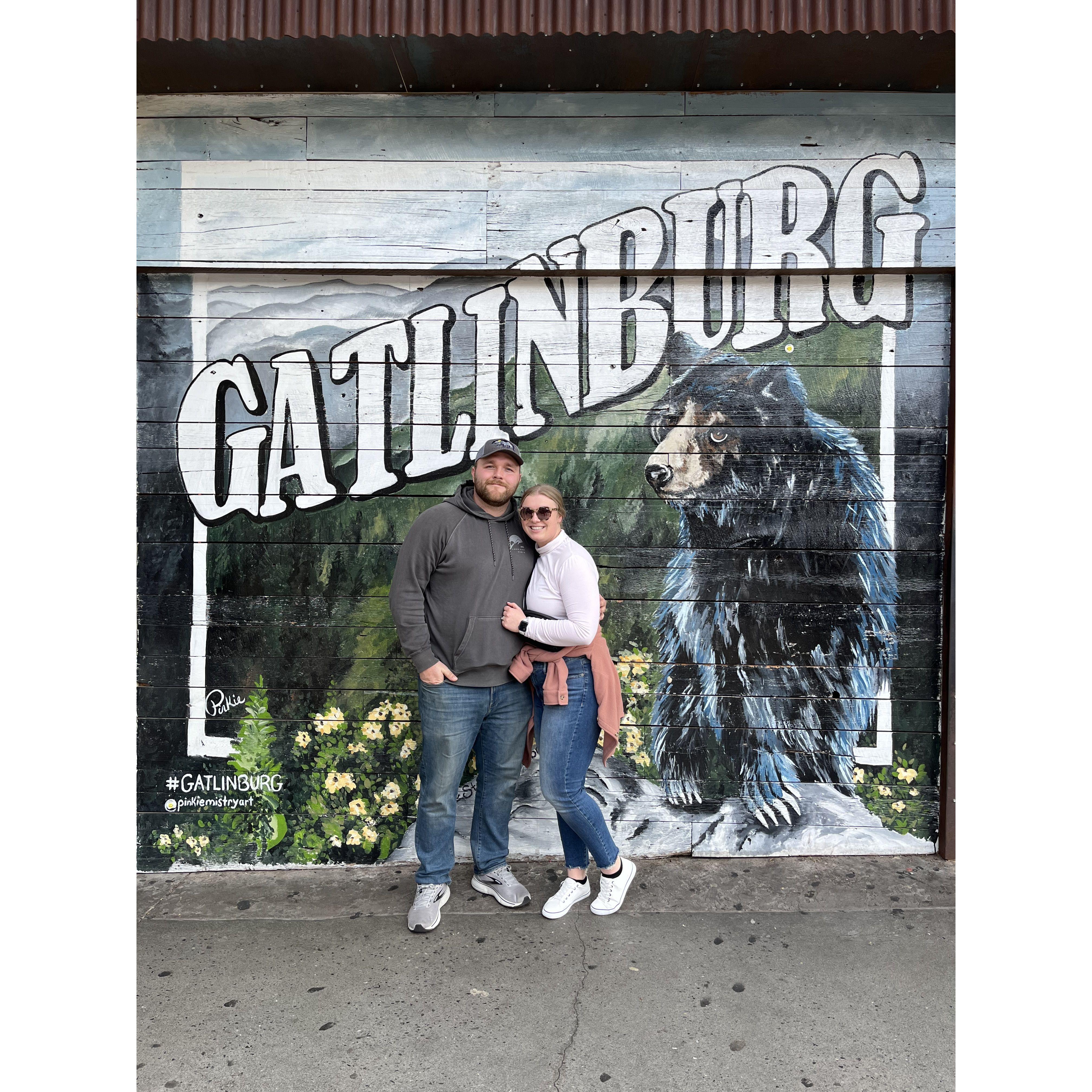 Our whole vacation was spent celebrating our engagement!