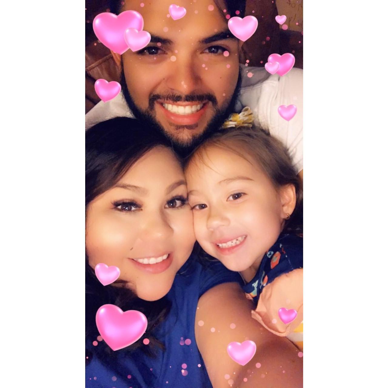 With the two that complete me.