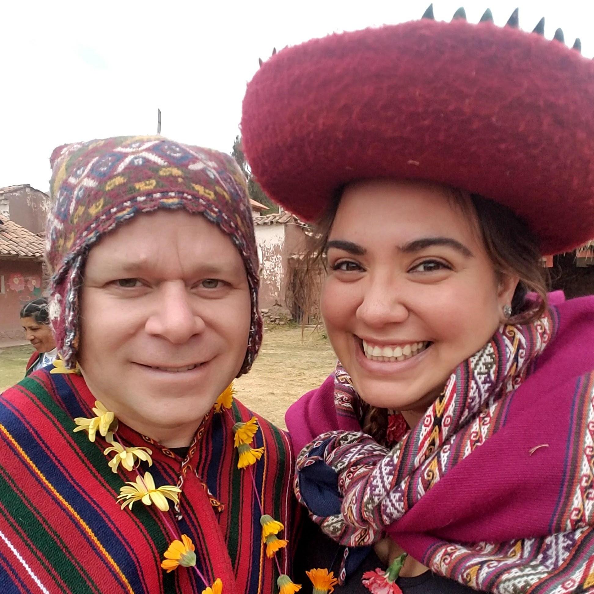 Trying to fit in with the locals... Umasbamba, Peru 2017