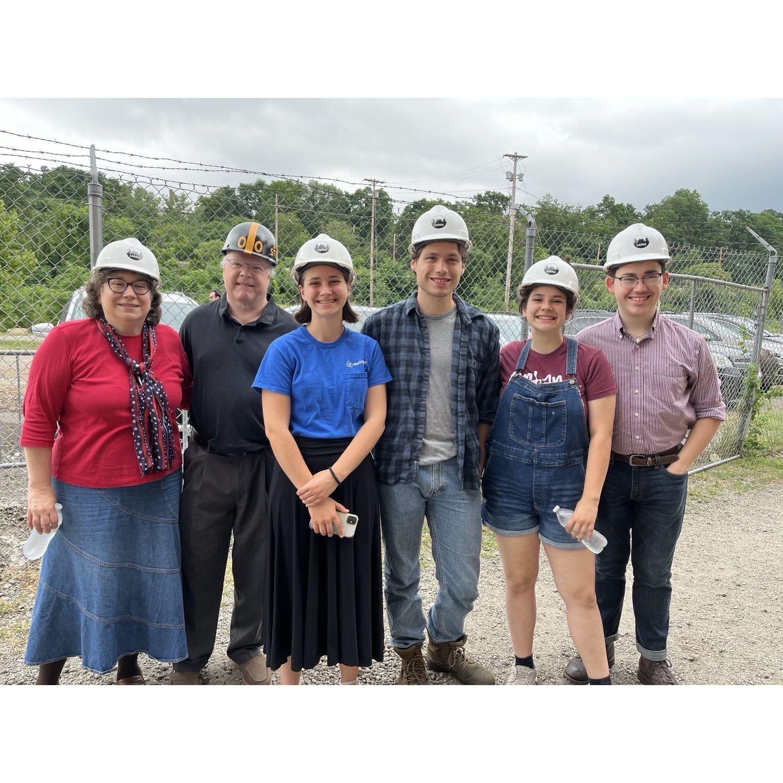Family tour of the Carrie Blast Furnace (not too far from our reception venue, the Rankin Croatian home)!