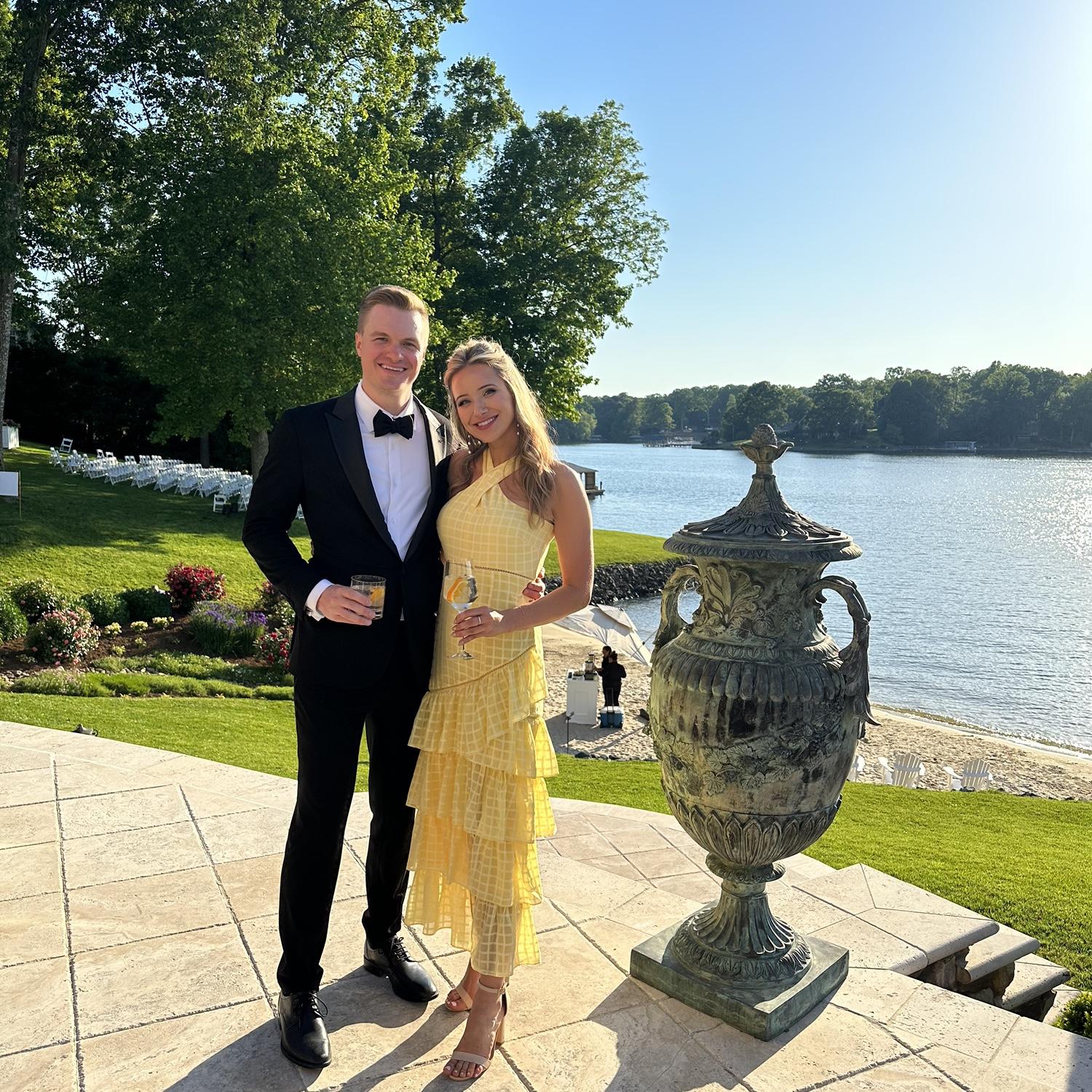 Making memories on our first trip to North Carolina together for a wedding