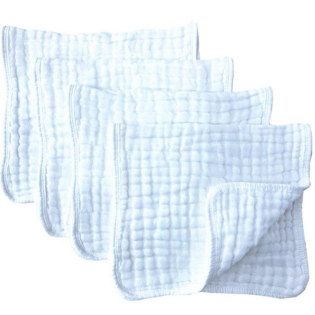 Muslin Burp Cloths (4-Pack)