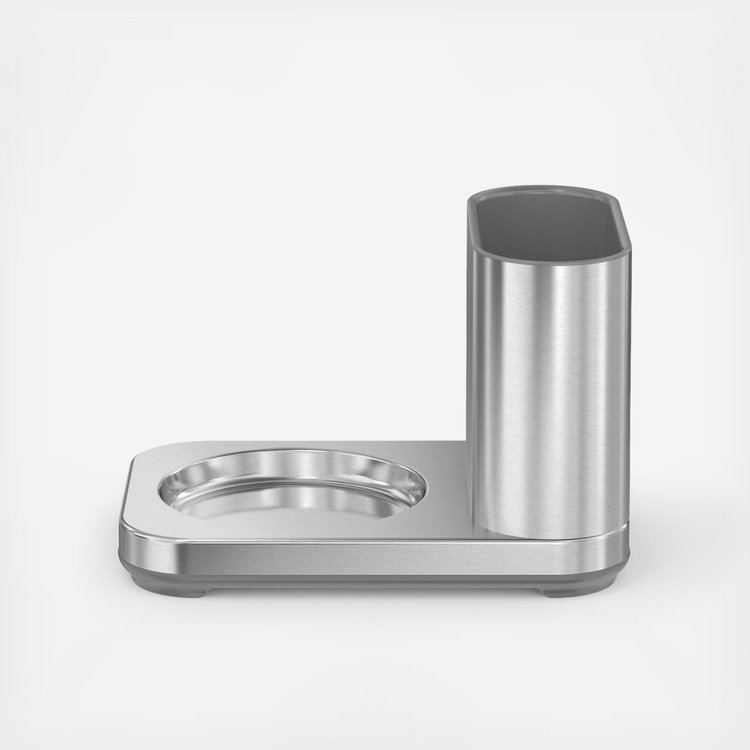 simplehuman, Stainless Steel Liquid Sensor Pump with Caddy | Zola
