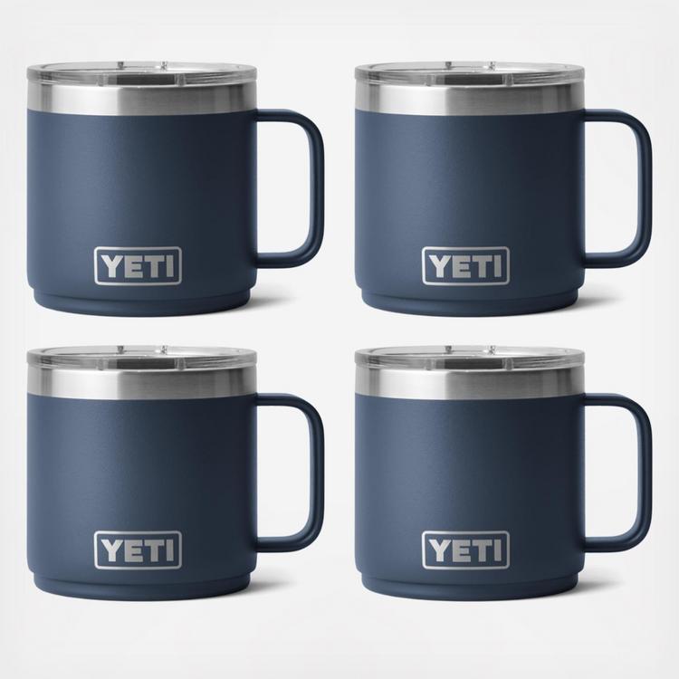YETI, Rambler 14 oz. Stackable Mug with Magslider Lid, Set of 4 | Zola