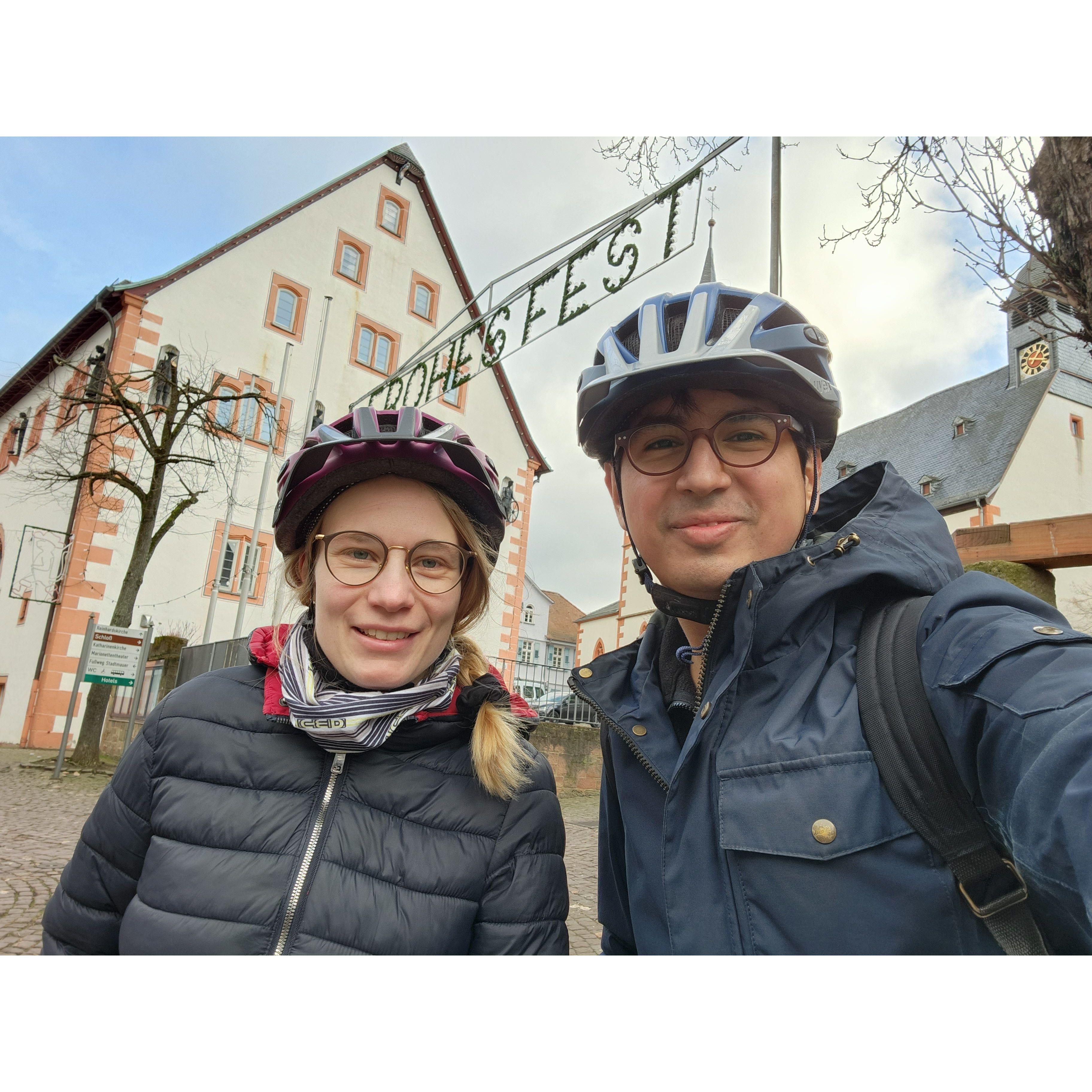 December 2022: Bike trip from Biebergemünd-Kassel to Steinau, known for being the home of the Brothers Grimm and their fairy tales.