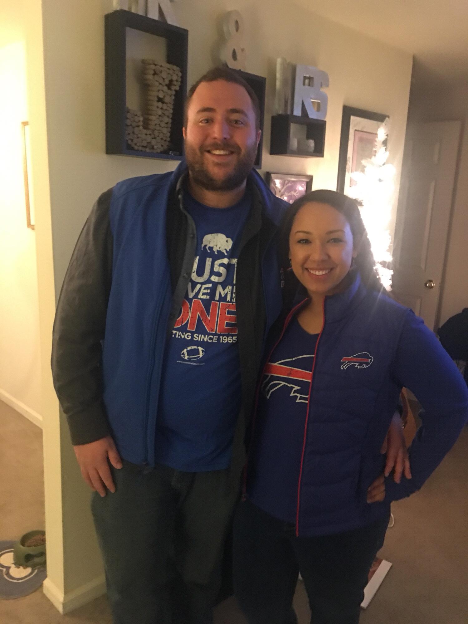 When the Bills made the playoffs at Erica and Thom’s!