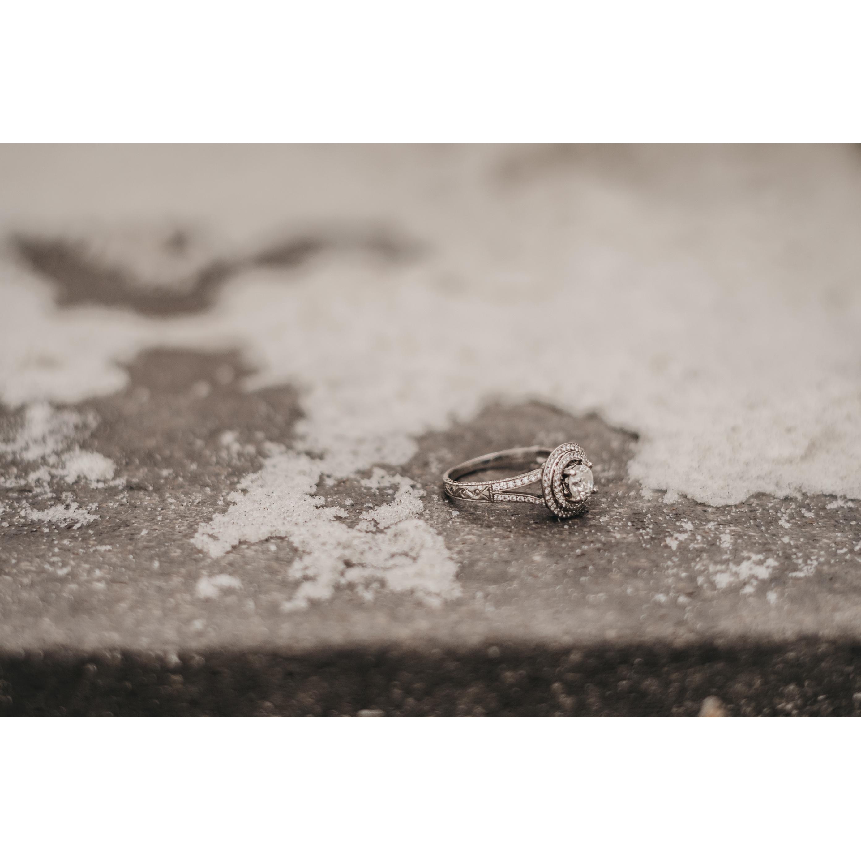 I'm very proud of the ring, too.