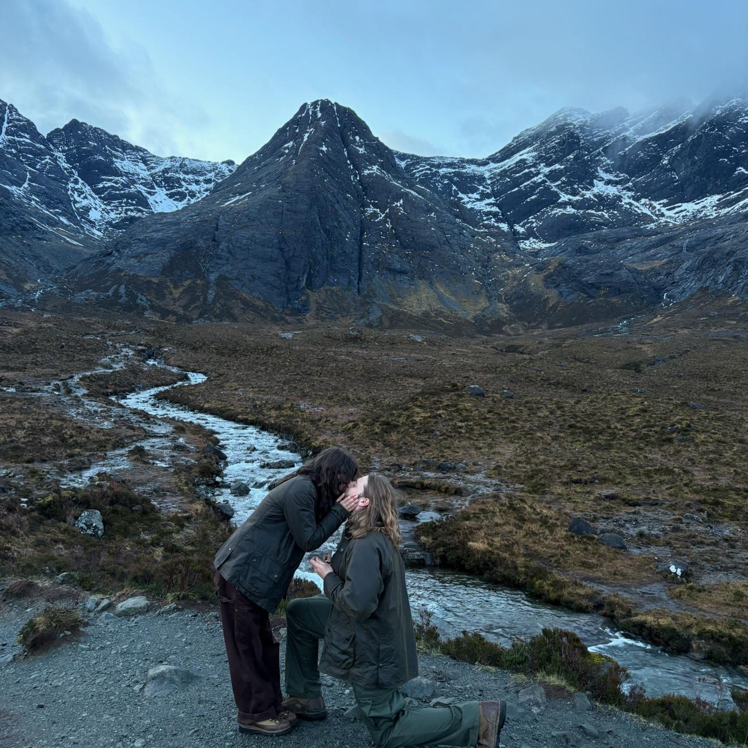 The proposal! We went on a beautiful sunrise hike with multiple waterfalls along the way. It’s more than we could’ve dreamed of