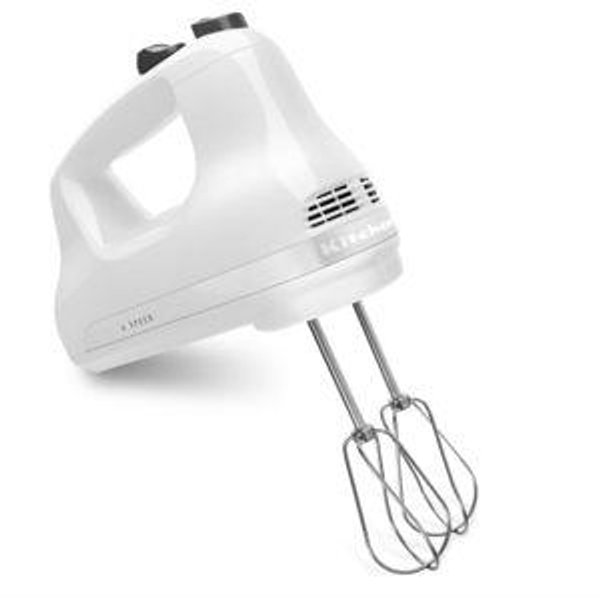KitchenAid 5 Ultra Power Speed Hand Mixer - KHM512, White