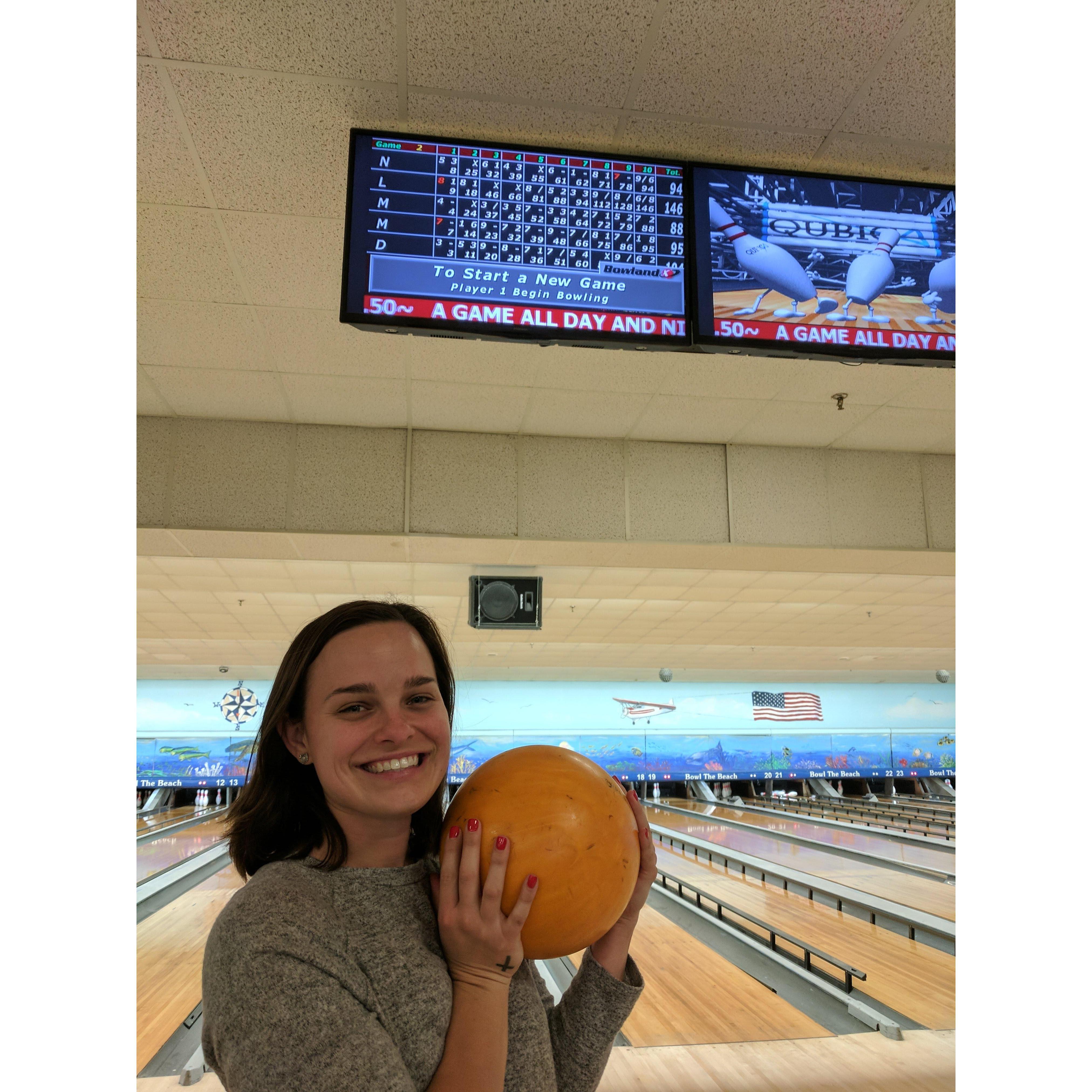 We like to hit the lanes from time to time!