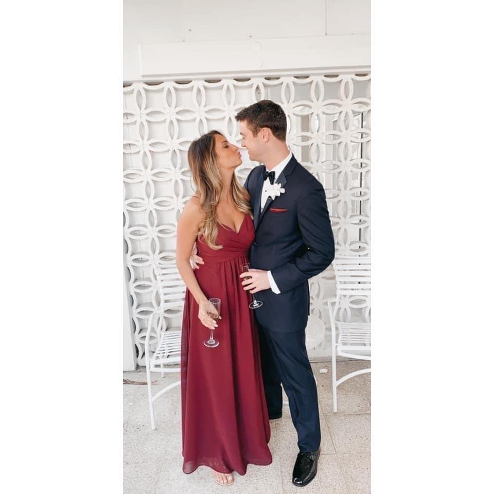 Smoochin at Lilly & Ryan's wedding!