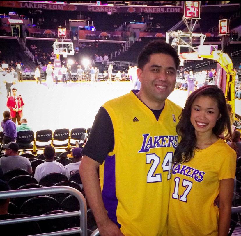 Weekend getaway to LA and Lakers game for Jord's birthday