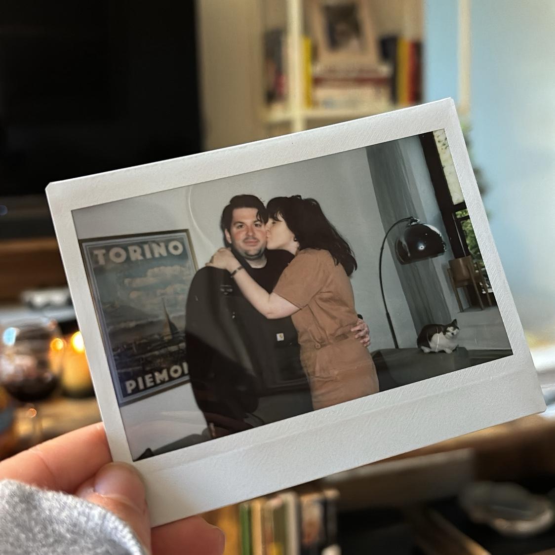 Right after moving in together! Céline was thrilled to have Alec around 24/7.