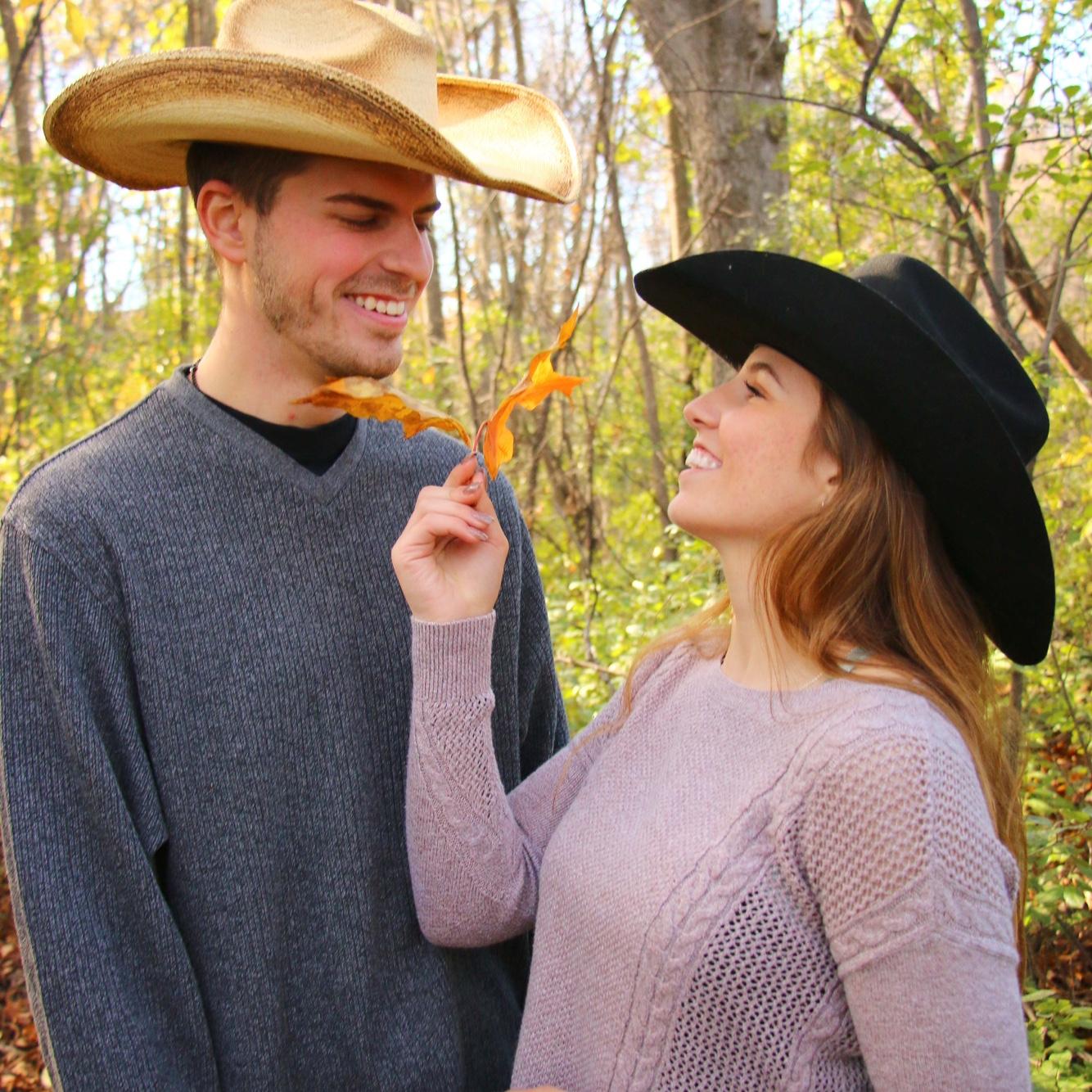 telling him to look at my leaf I found