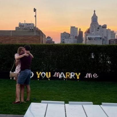 Moments after Eddy proposed