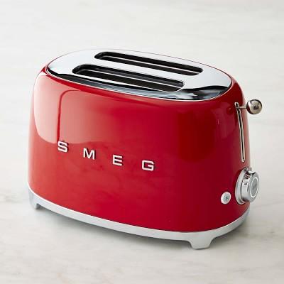 Smeg 2-Slice Toaster, Red