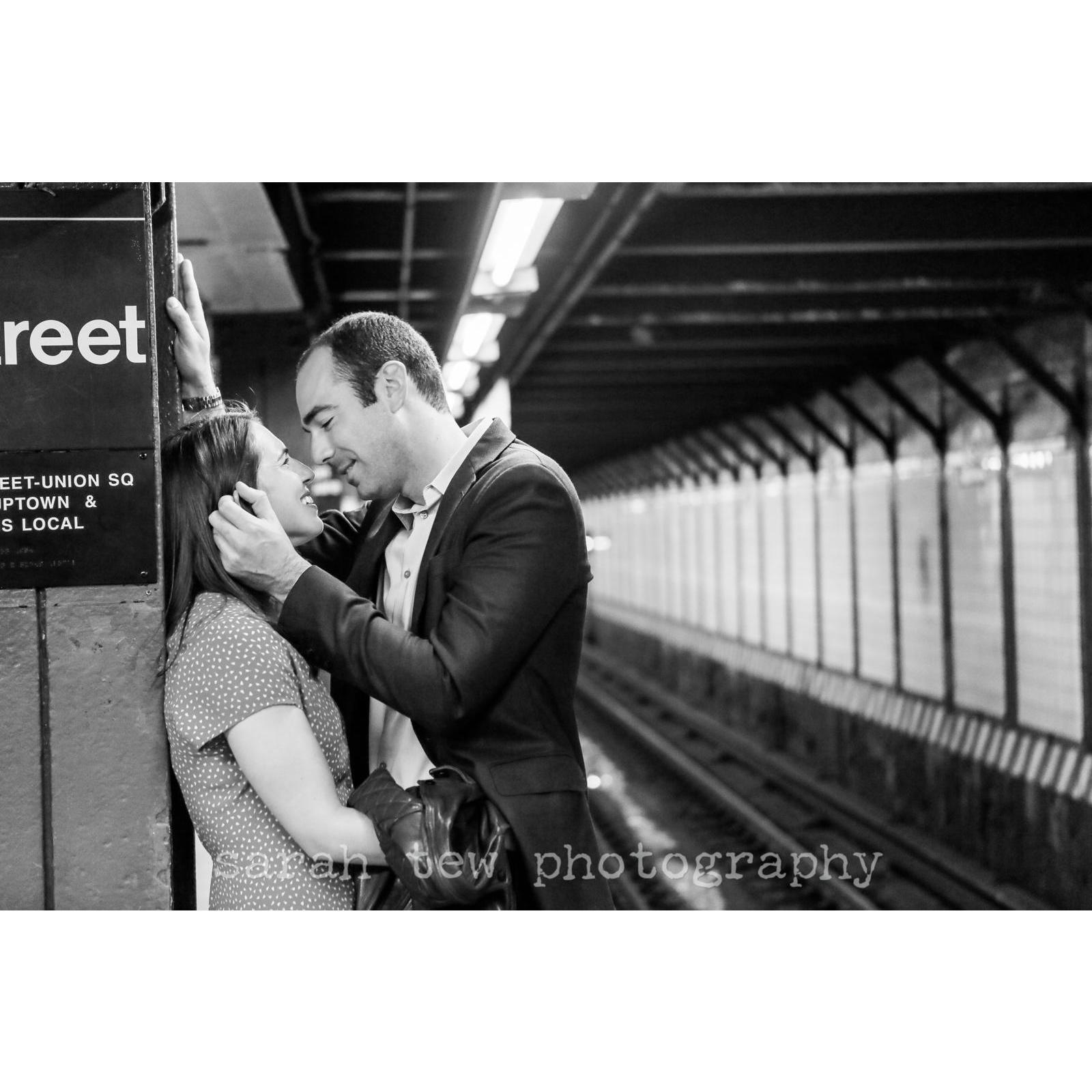 I can't believe we touched a subway pole for this.