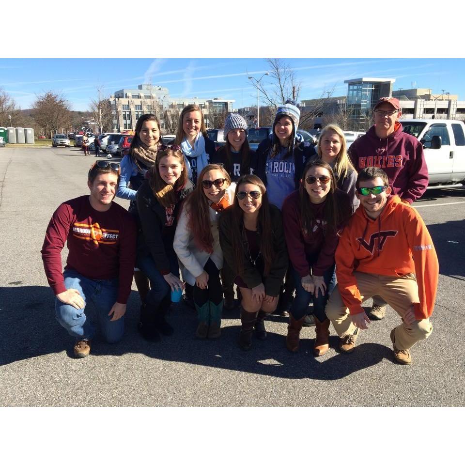 VT vs UNC football