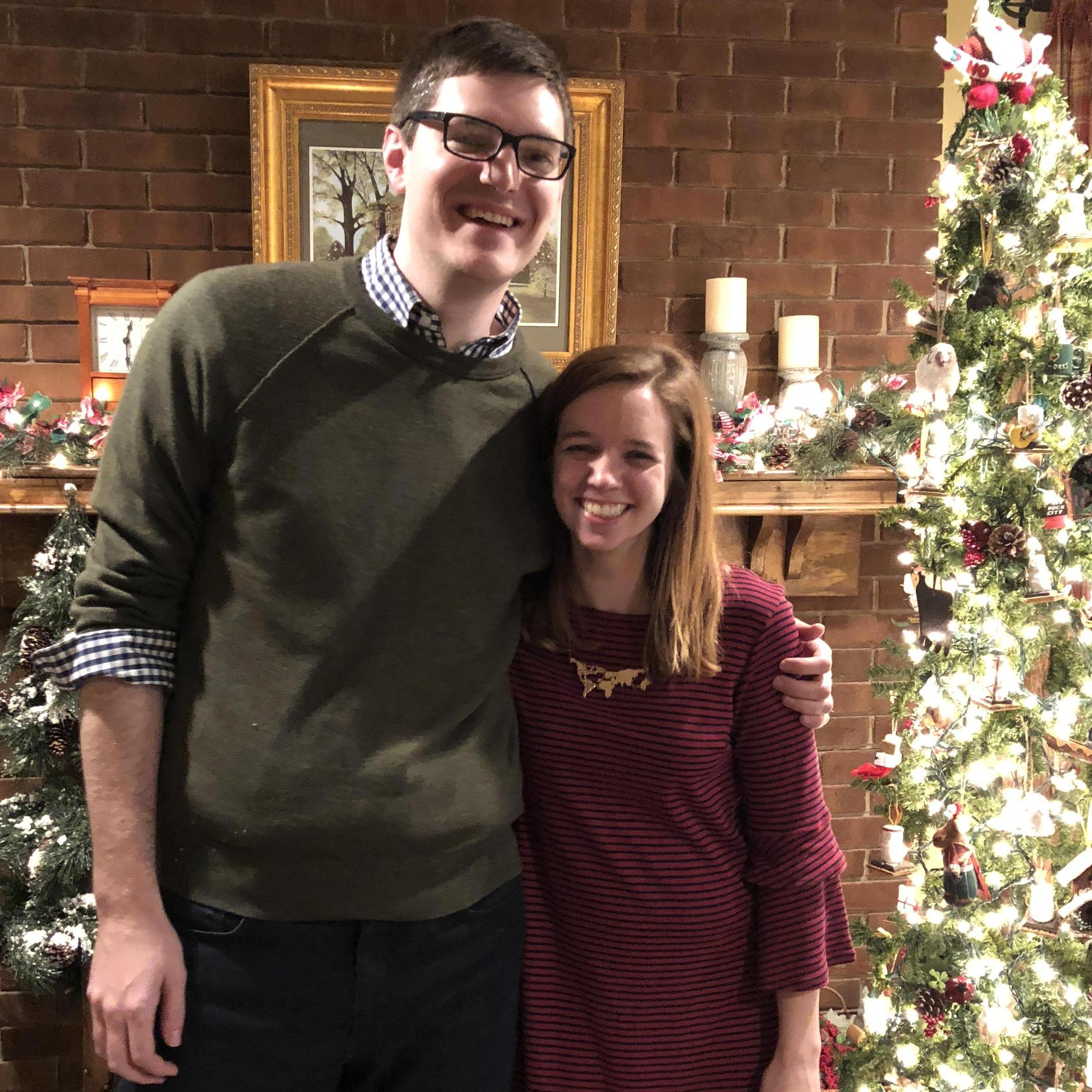 Our first Christmas together, December 2017