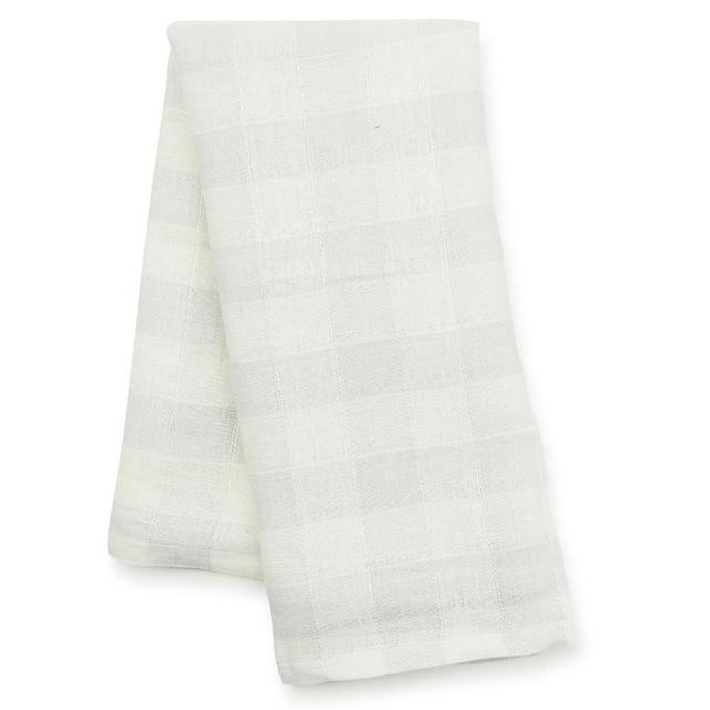 MACKENZIE-CHILDS Linen Dish Towel, Decorative Kitchen Towel, Gray Check