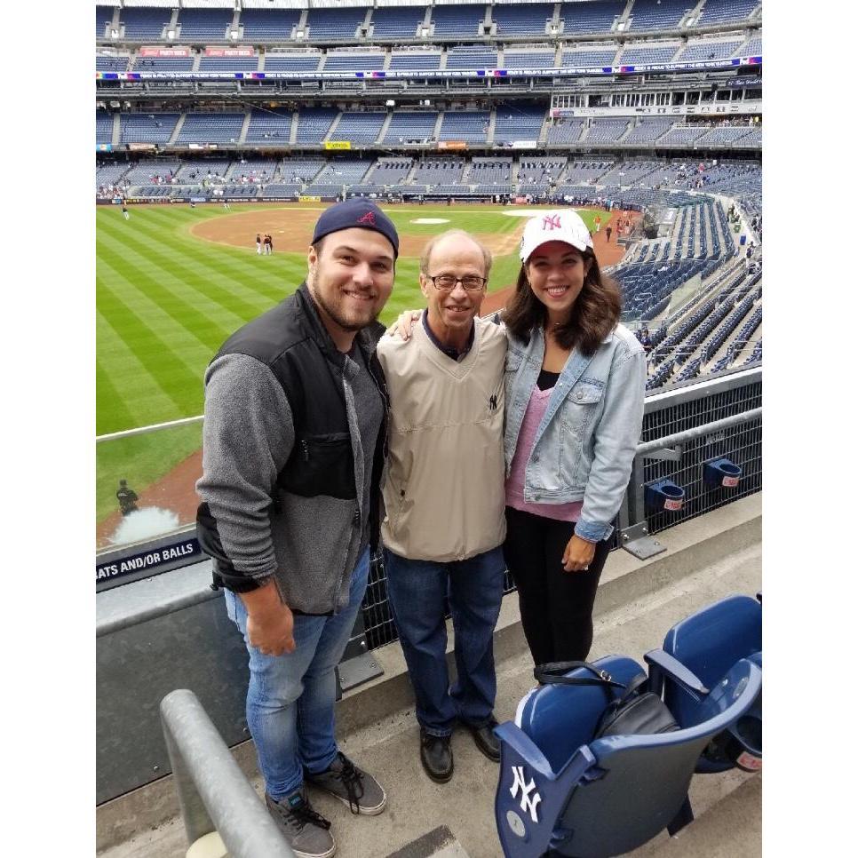A trip to see the Yankees play with Uncle Jimmy!