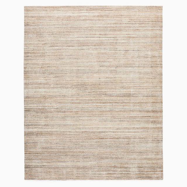 Shale Striations Rug, 6x9, Warm Neutral