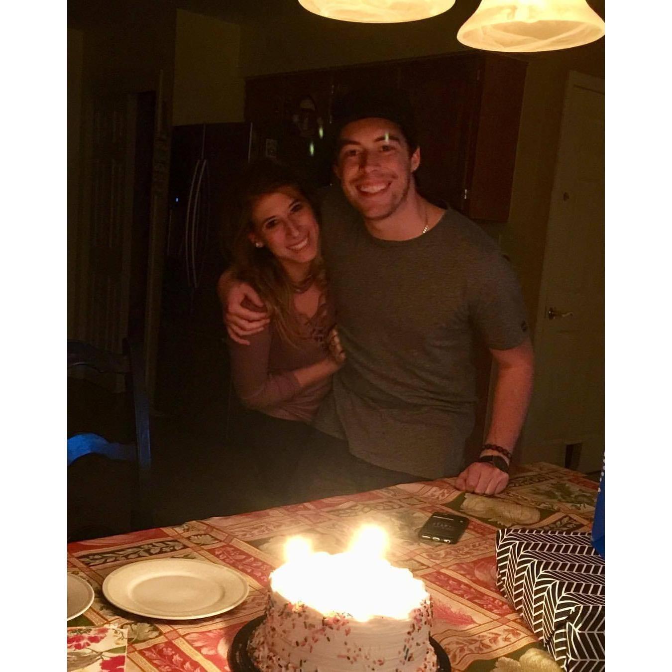 A birthday celebration in Hillsborough, New Jersey