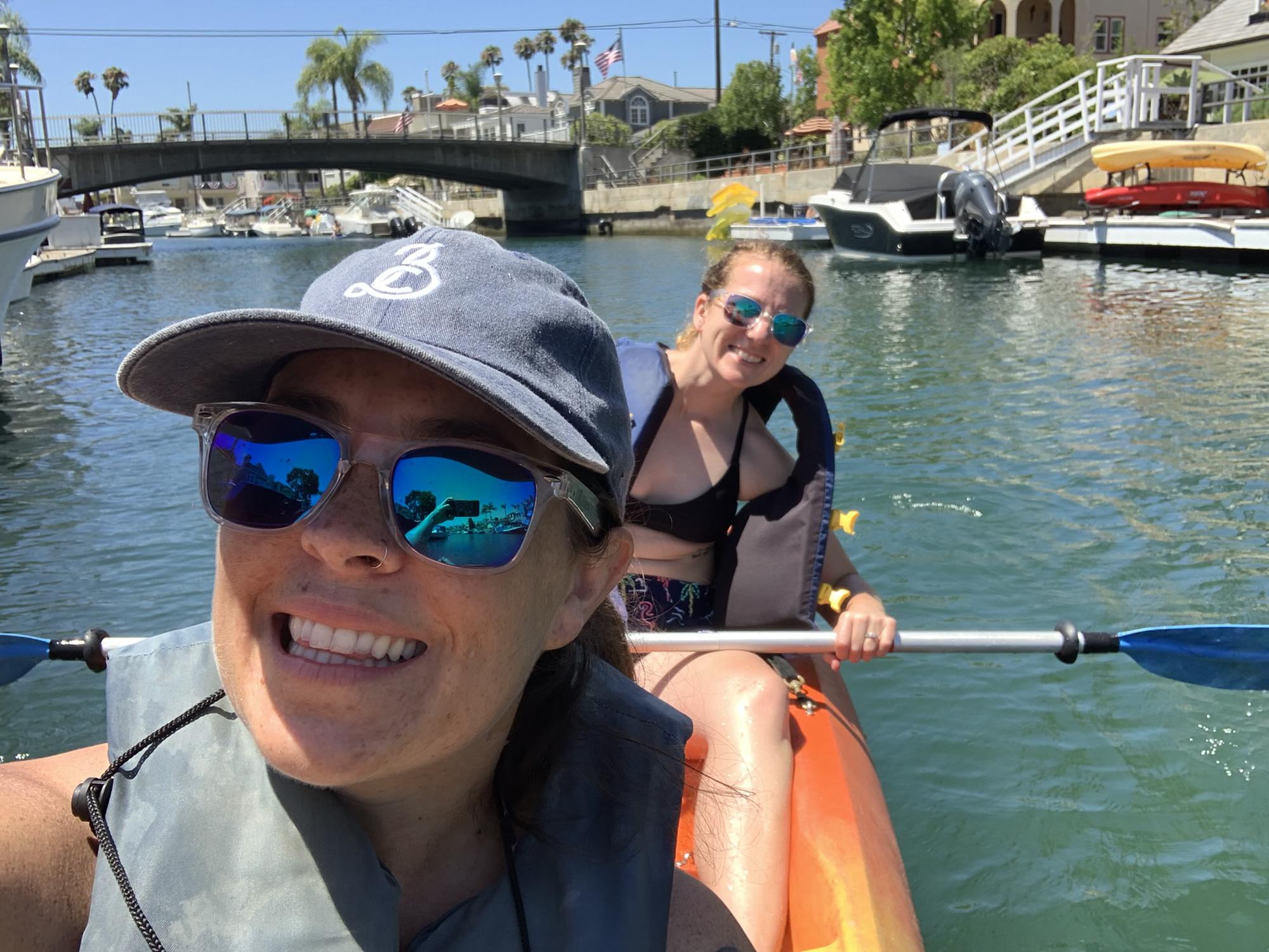 Kayaking in the Naples Canals, July 2020