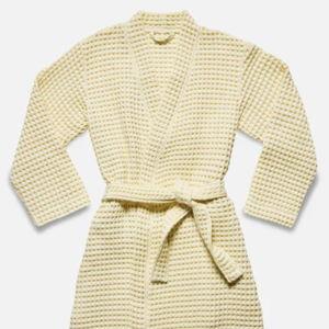 Dreamweave Waffle Robe L in Color Sunshine