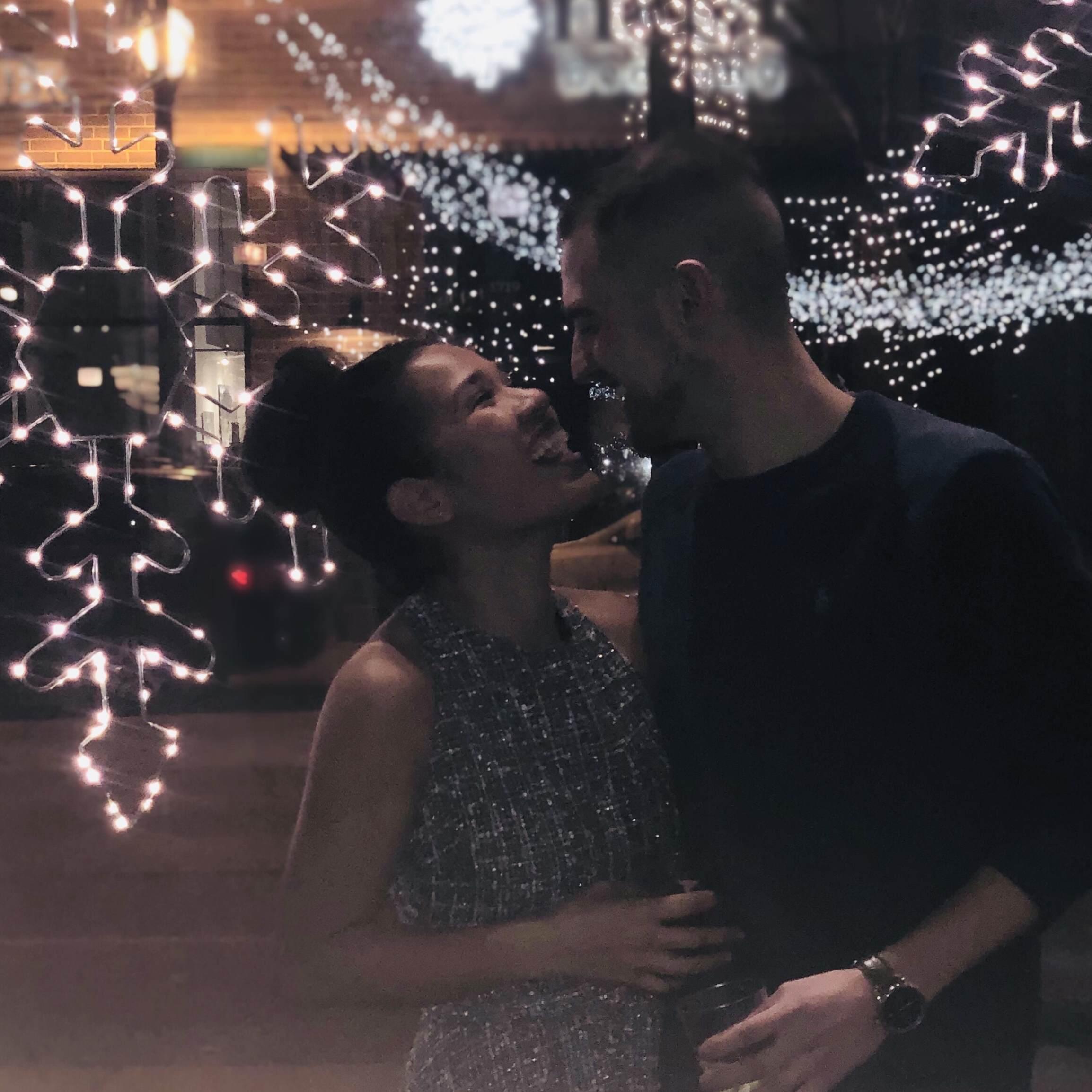 Couples first Holiday season together at the SALT Holiday party