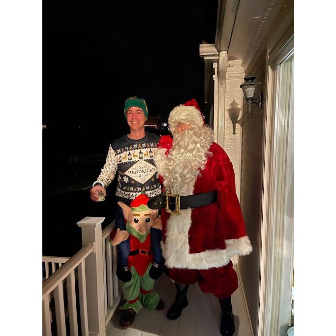 Santa and Santa's Helper, 2022