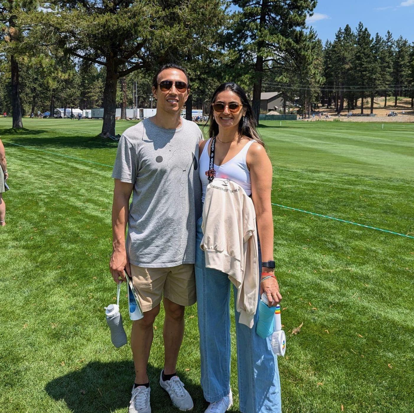 That one time we went to watch famous people play golf at Edgewood in Lake Tahoe.