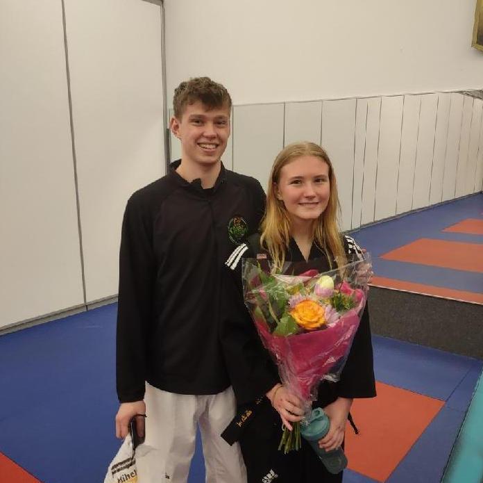 "Promposal" 2022 (yes, Maddie did run away. . . )