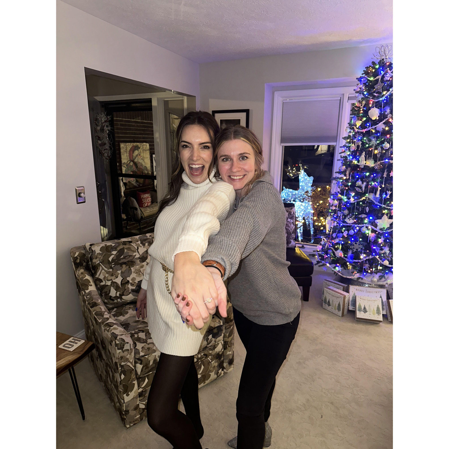 Alex's little, Emily, made the trip all the way from Akron for the party!