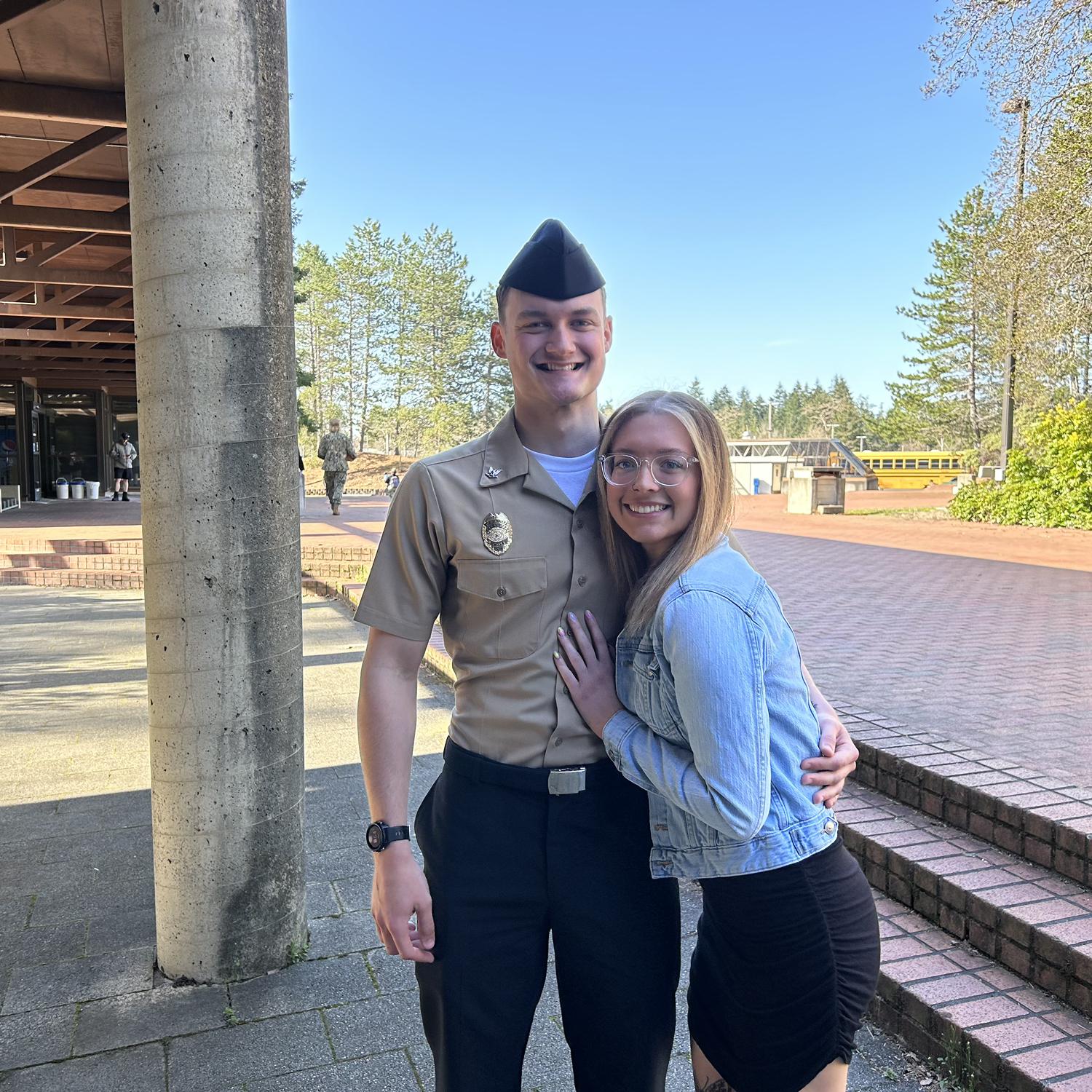 Thomas’ pinning ceremony