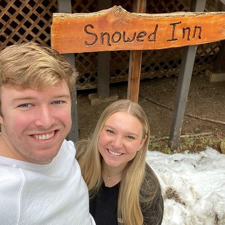 Our first Valentine's Day - took a roadtrip to New Mexico to see snow