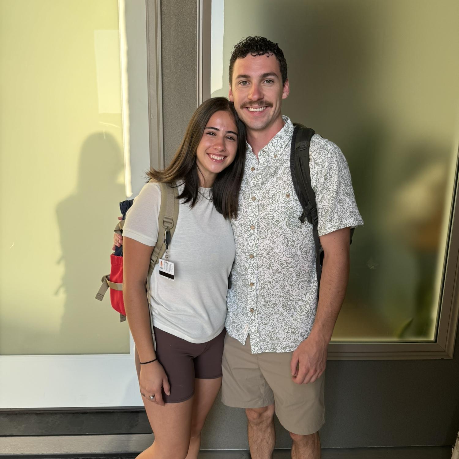 First day of Physical Therapy school for Katie! First day of Grant's second year!