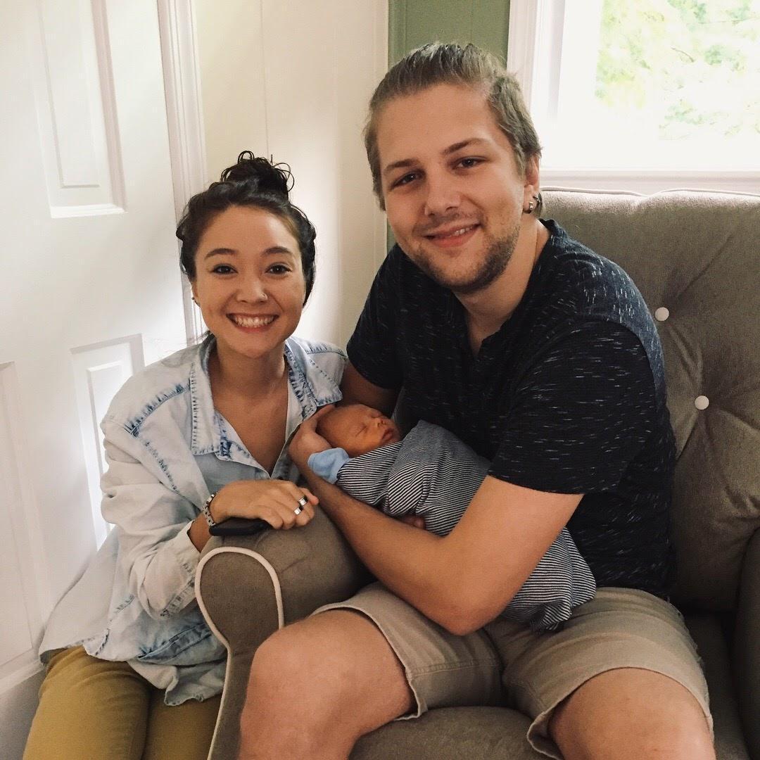 Ben meeting baby nephew Nicholas | September 2017