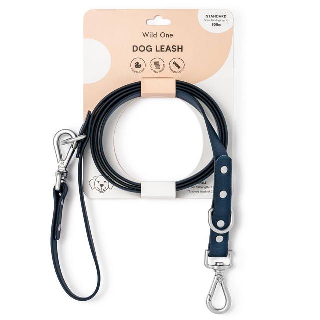 Wild One Water & Dirt Resistant, Adjustable Dog Leash - Blue