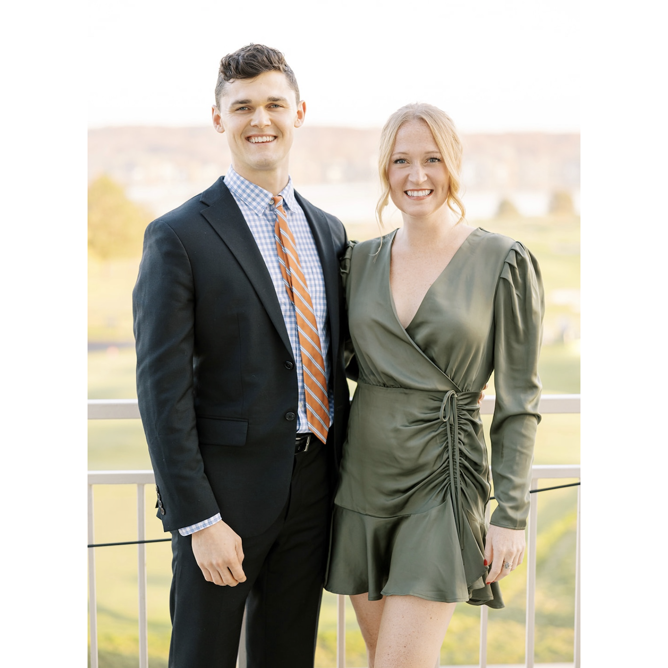 We took our first road trip outside of Chicago to an apple orchard in Wisconsin. This is us returning to Lake Geneva, WI for our friends' wedding. Shoutout to the Scotto's!