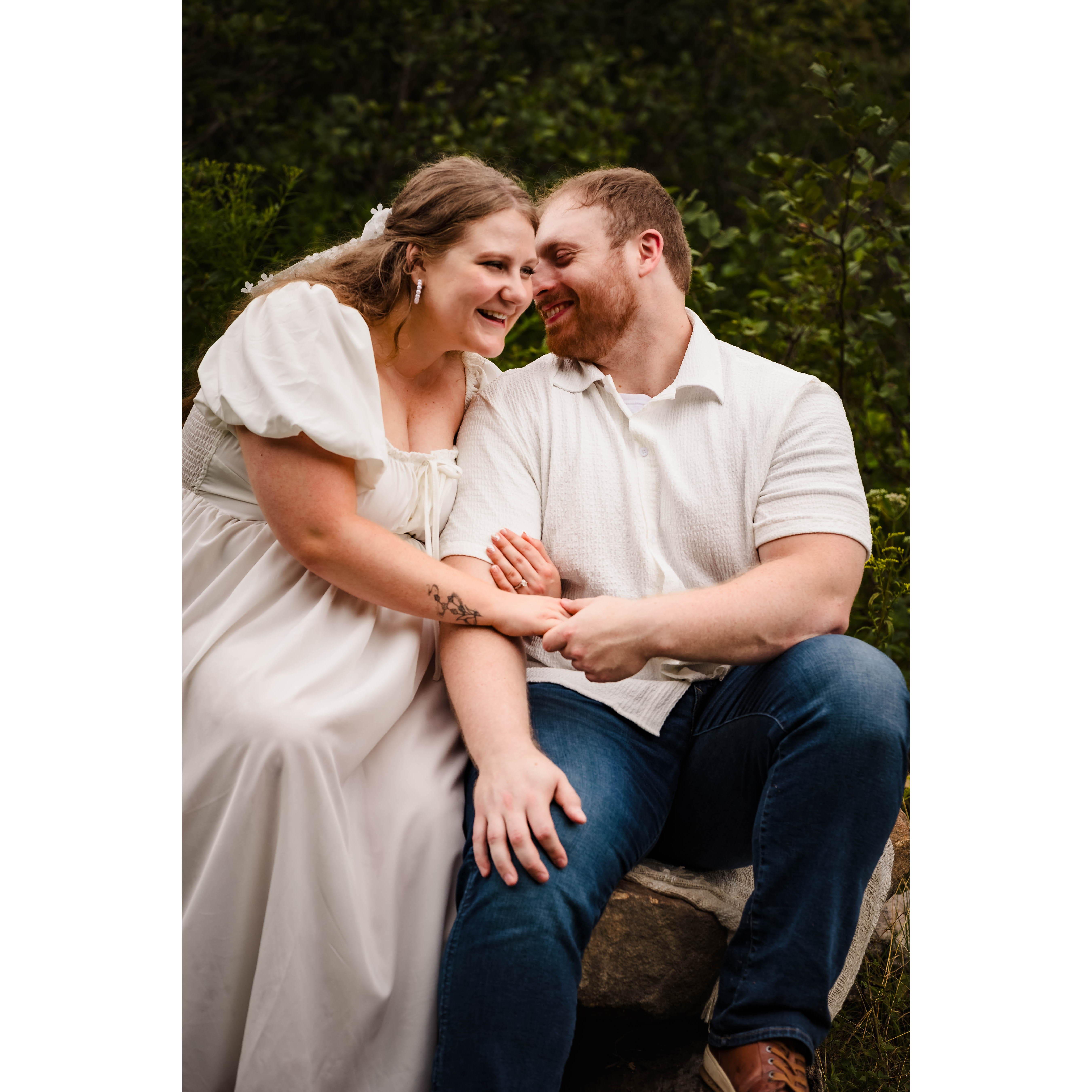 Pretty sure he made a rock joke during this picture