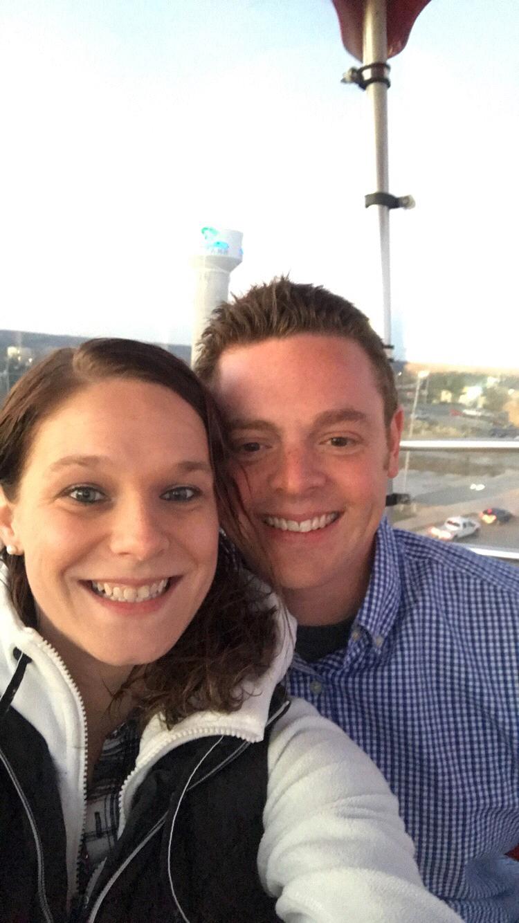 Branson Ferris wheel 🎡 just before he asked me to marry him ❤️🥰
