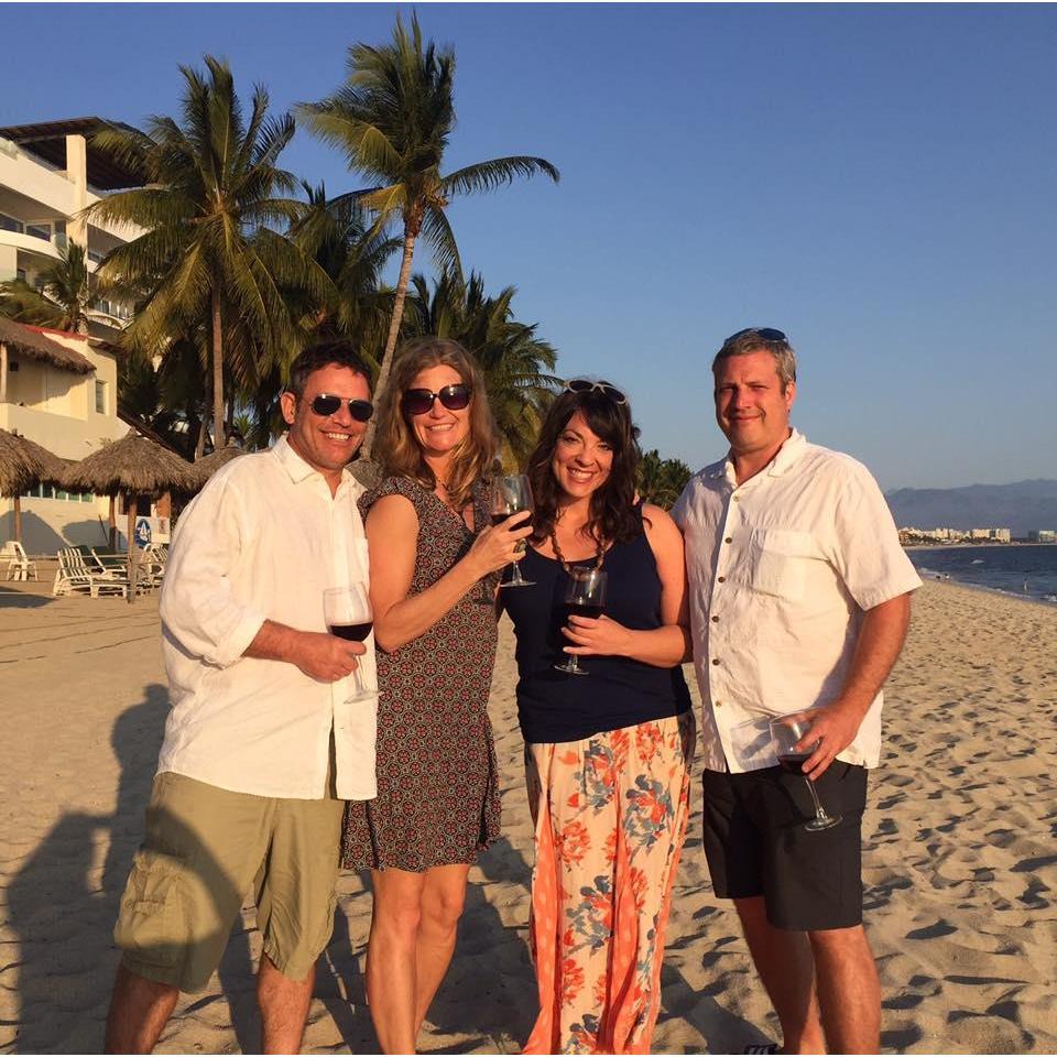 Dreamy dinner in Mexico with Dan and Sara.