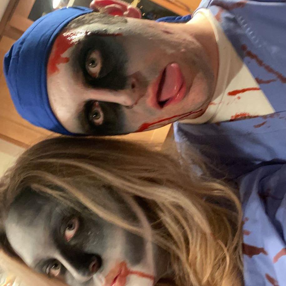 Brad & Amber Dawn at Zombie Crawl, 2021